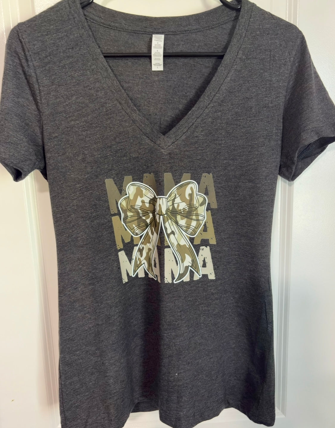 Mama with bow watermark