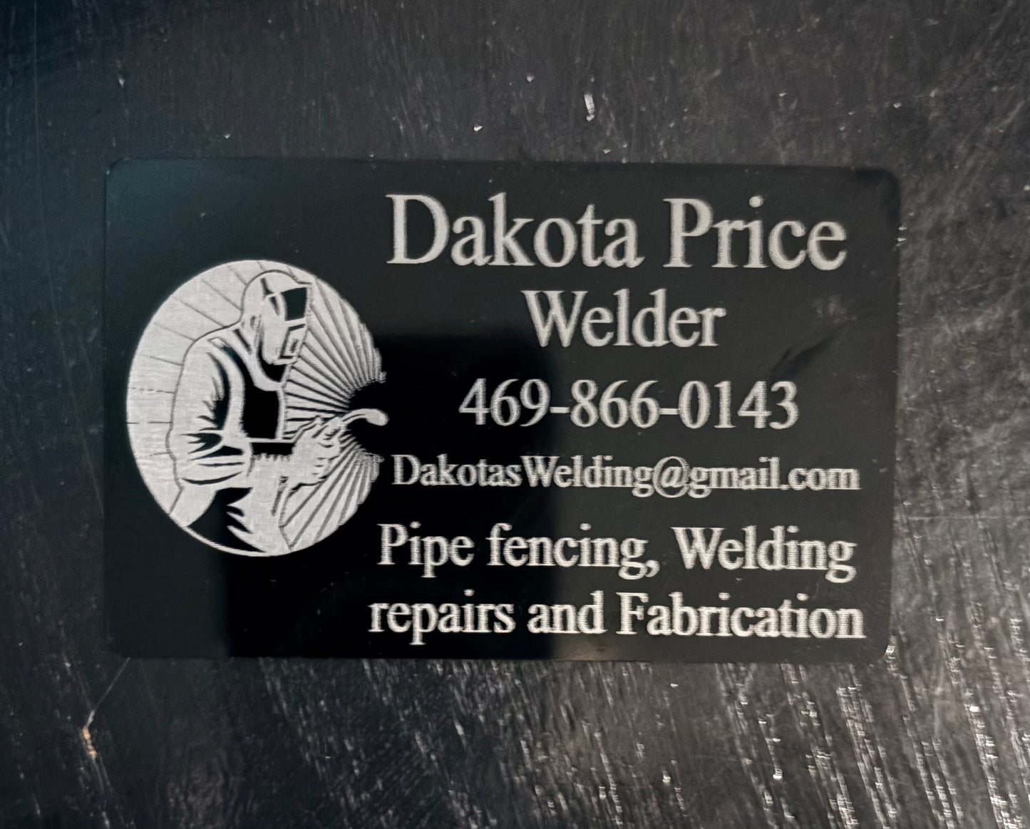 Metal Business Card - Black