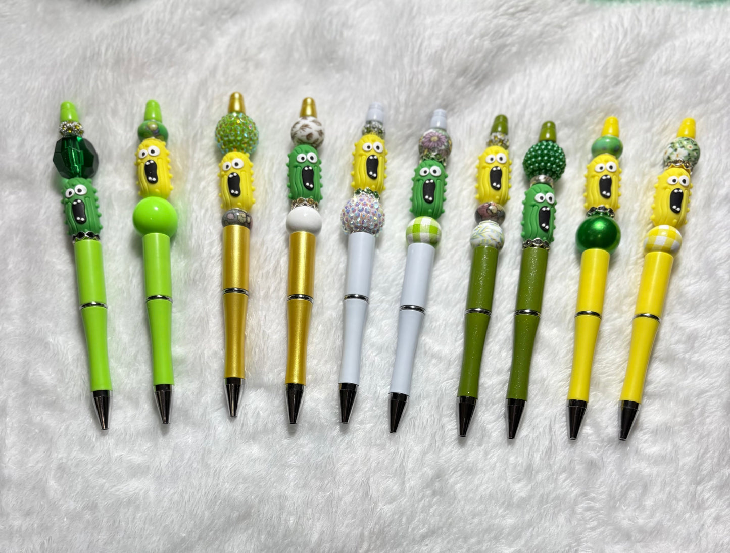 SillyPickleBeadedPens