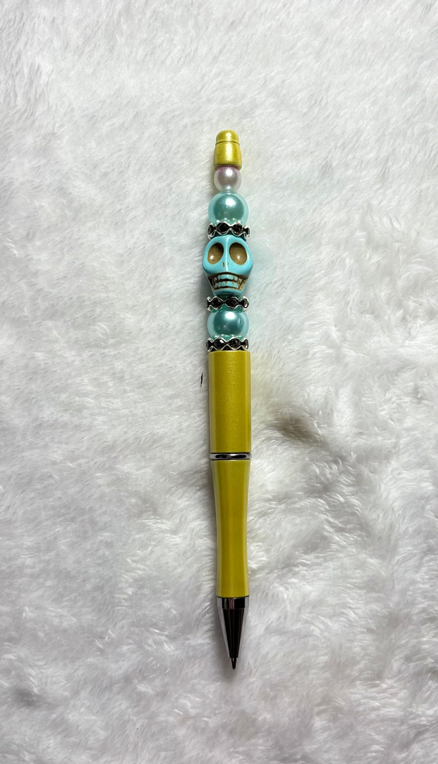 SkullBeadedPen