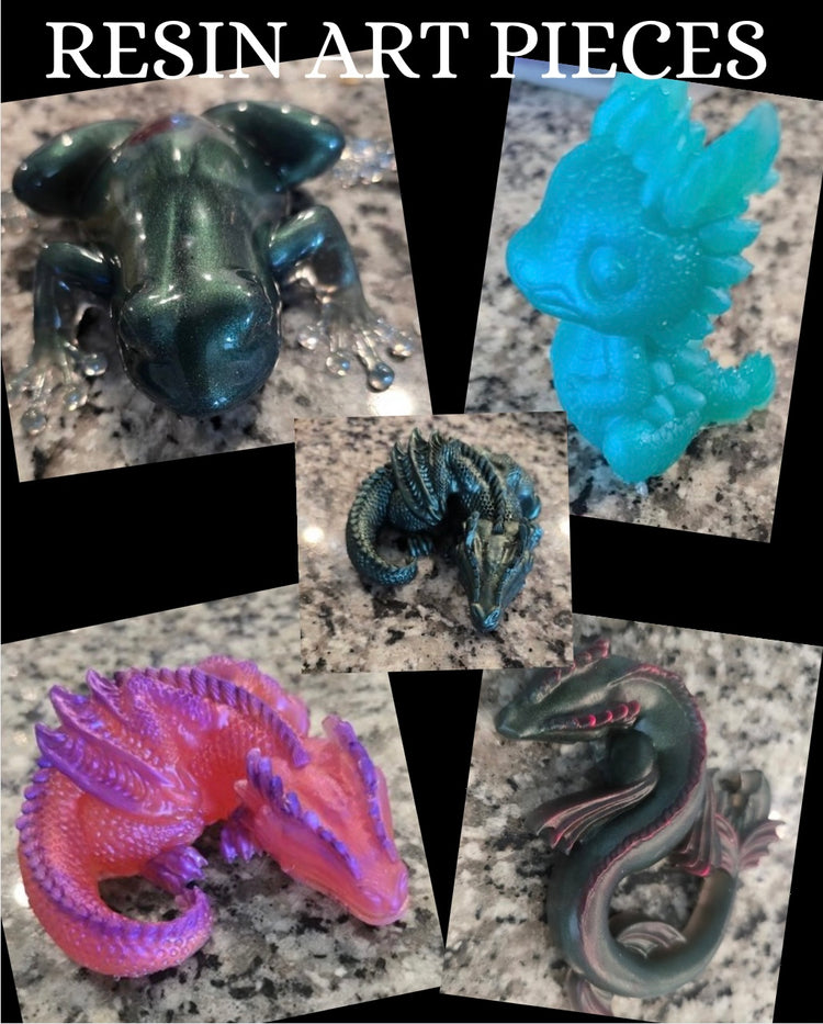 Resin Art Pieces