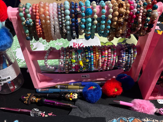 Hand-crafted - string beaded bracelets