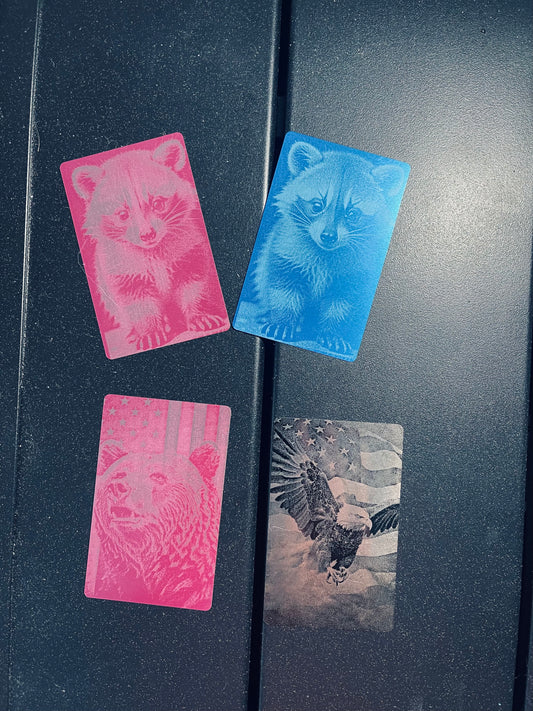 Metal tags for backpack, purse, keychain, or luggage 