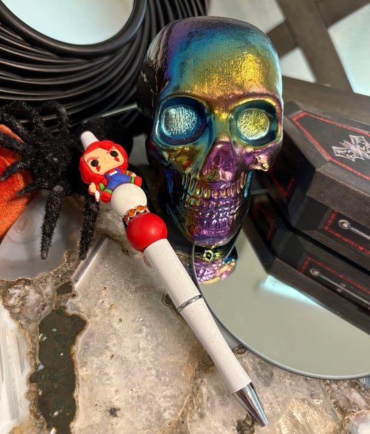 Chucky beaded pen