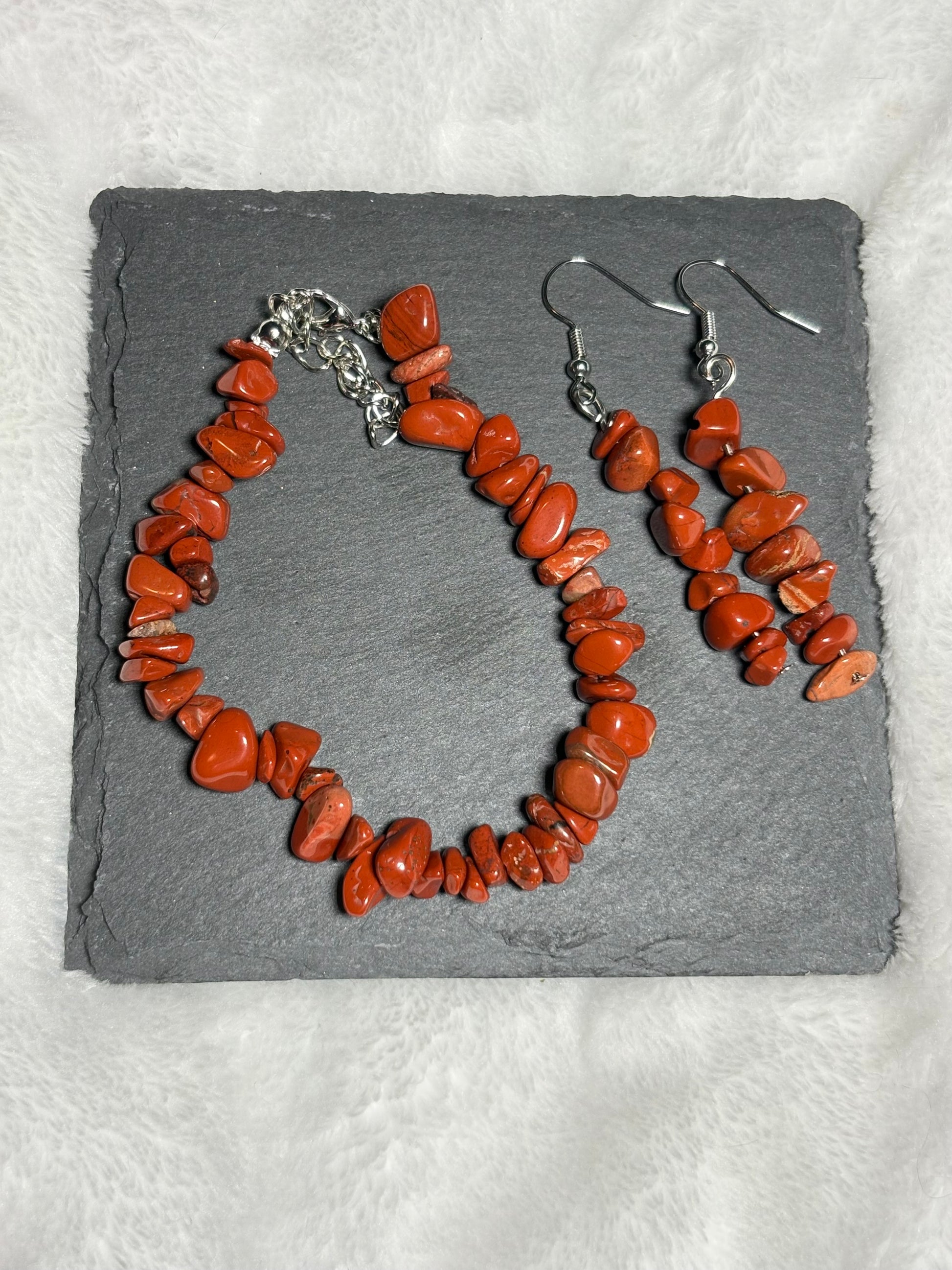 BraceletSetRedJasper