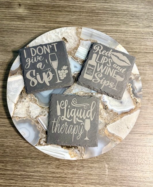 Wine coasters