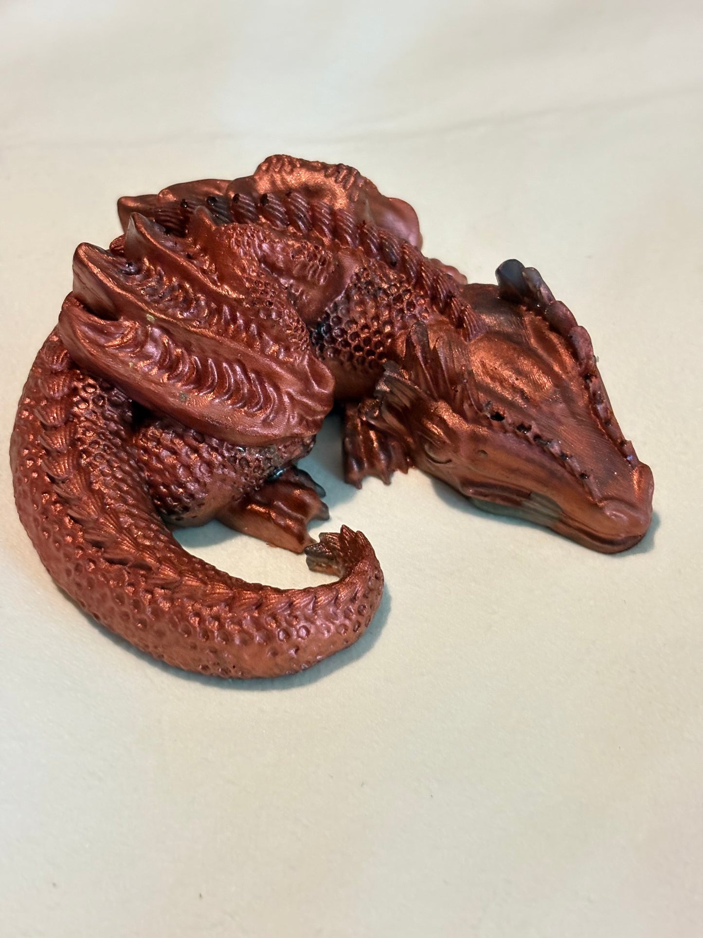Dragon Copper Resin Art