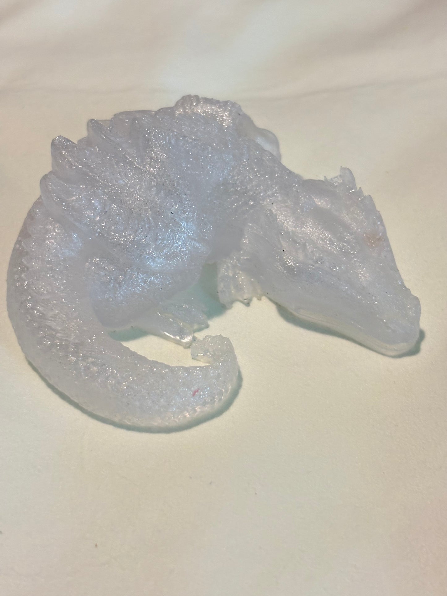 Dragon Icy Blue Resin Art