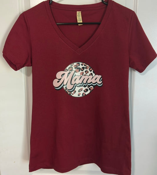 Mama with animal print